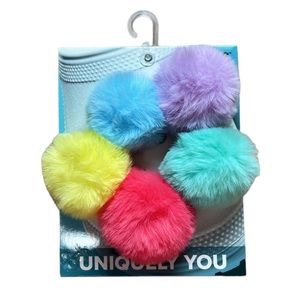 Crocs Bright Color Puff Ball 5-Pack Jibbitz